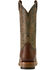 Image #3 - Ariat Men's Sting Western Boots - Broad Square Toe, Cognac, hi-res