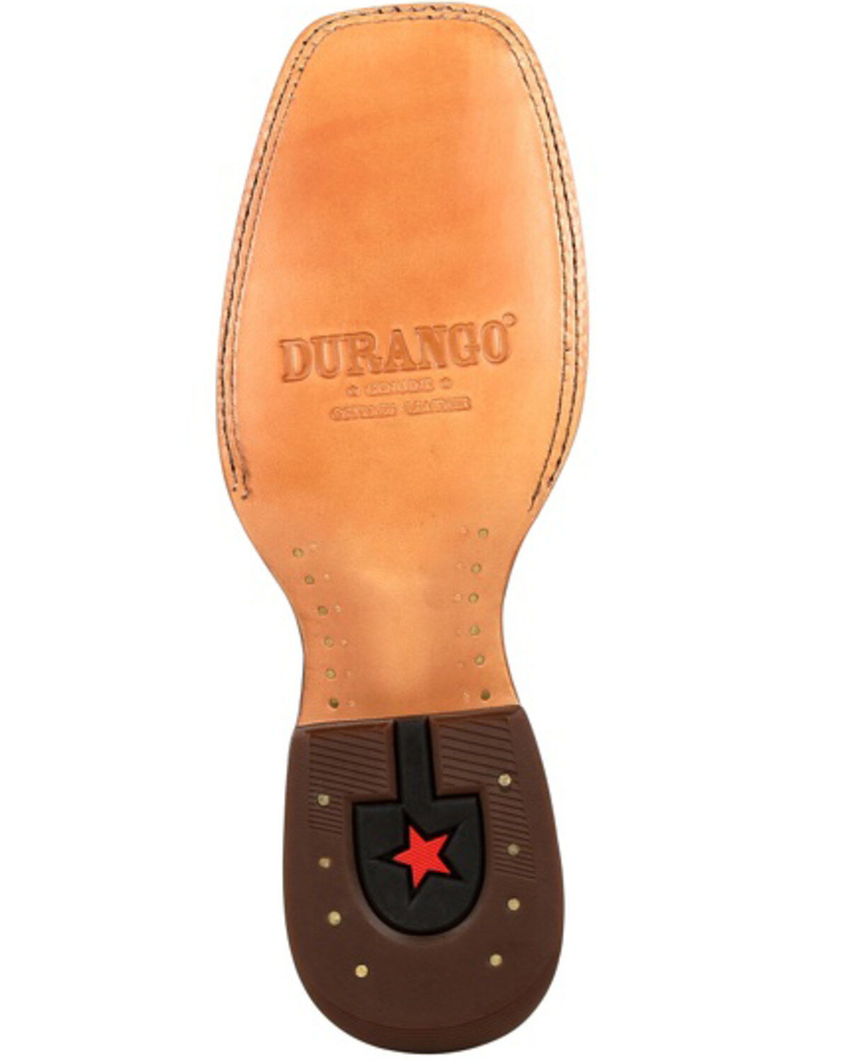Image #7 - Durango Men's Full-Quill Ostrich Western Boots - Square Toe, , hi-res