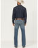 Image #3 - Ariat Men's M7 Medium Wash Slim Straight Stretch Denim Jeans, Medium Wash, hi-res