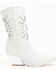Image #2 - Golo Women's Mae Sun Inlay Western Fashion Boots - Snip Toe, White, hi-res