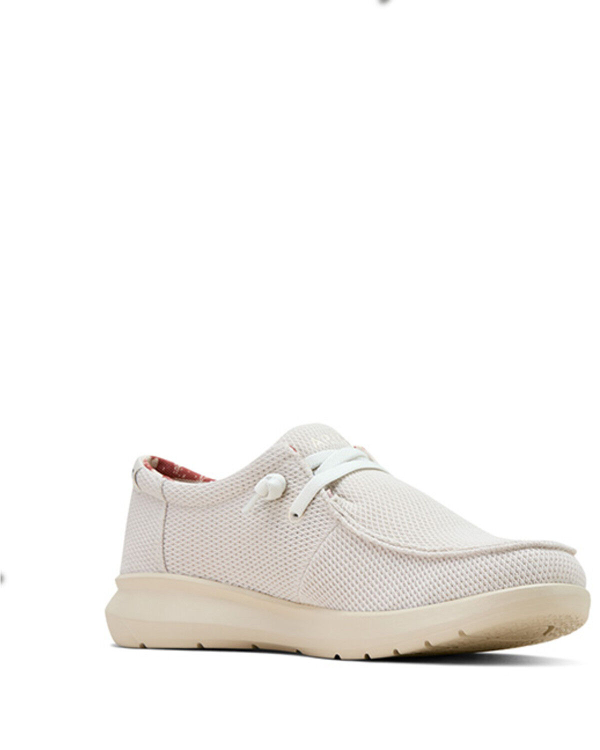 Image #1 - Ariat Men's Hilo Mesh Casual Shoes - Moc Toe, Ivory, hi-res
