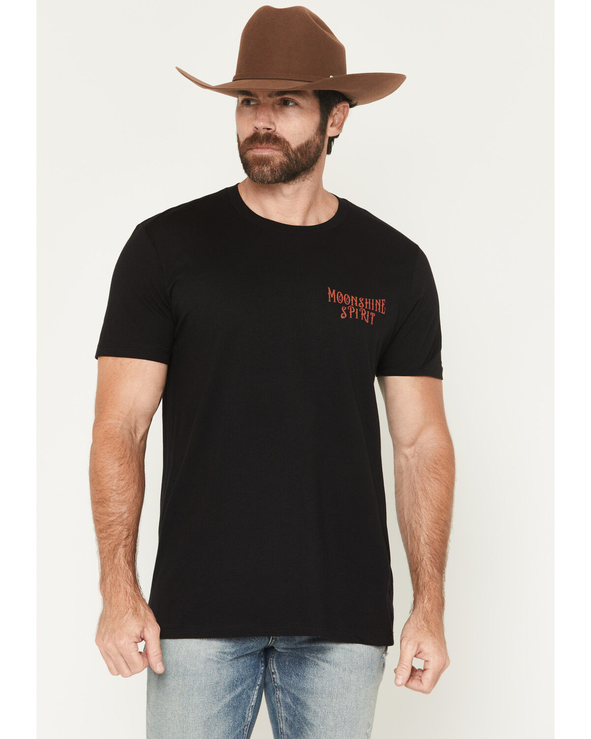 Image #2 - Moonshine Spirit Men's Mexico Skeleton Short Sleeve Graphic T-Shirt, Black, hi-res