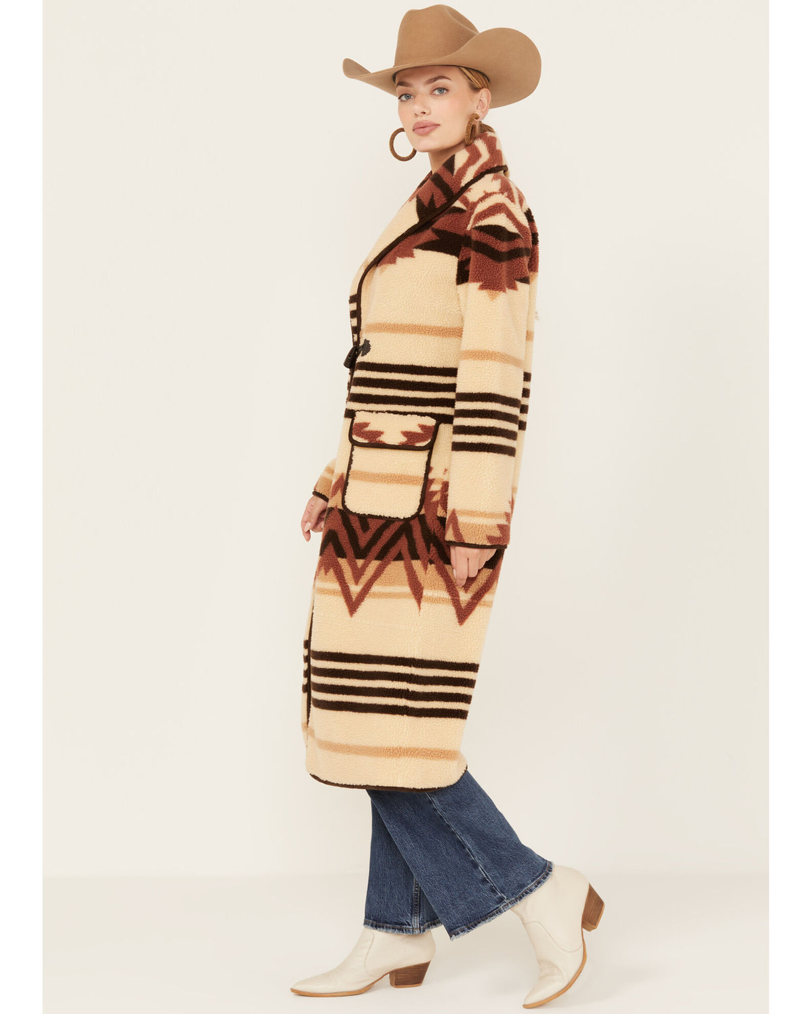 Blanket coat womens discount
