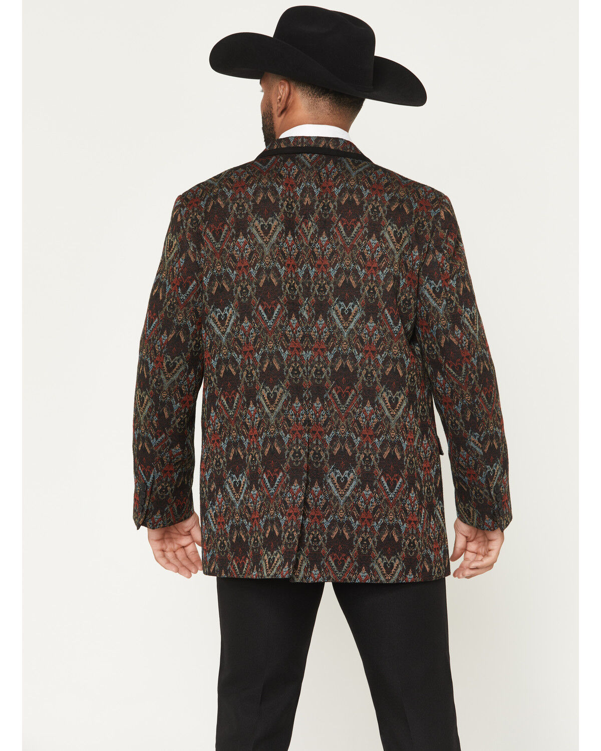 Image #4 - Cody James Black 1978™ Men's Tapestry Button-Down Sportcoat, Black, hi-res