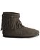 Minnetonka Women's Hi Top Back Zip Boots, Grey, hi-res