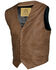STS Ranchwear Men's Antique Leather Chisum Vest , Brown, hi-res