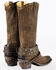 Image #2 - Corral Women's Woven Stud & Harness Boots - Square Toe, , hi-res