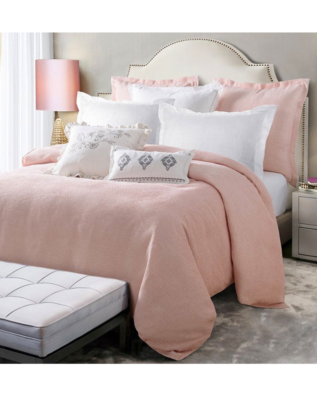 Image #1 - HiEnd Accents Pink Jolie Duvet - Super Queen, Pink, hi-res