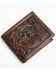 Image #1 - Stetson Men's Tooled Bifold Wallet, Brown, hi-res
