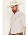 Image #2 - Ariat Men's Anson Plaid Print Classic Fit Short Sleeve Button-Down Western Shirt, , hi-res