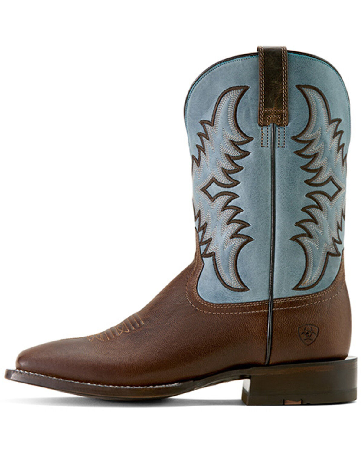 Image #2 - Ariat Men's Cattle Creek Western Boots - Broad Square Toe, Brown, hi-res