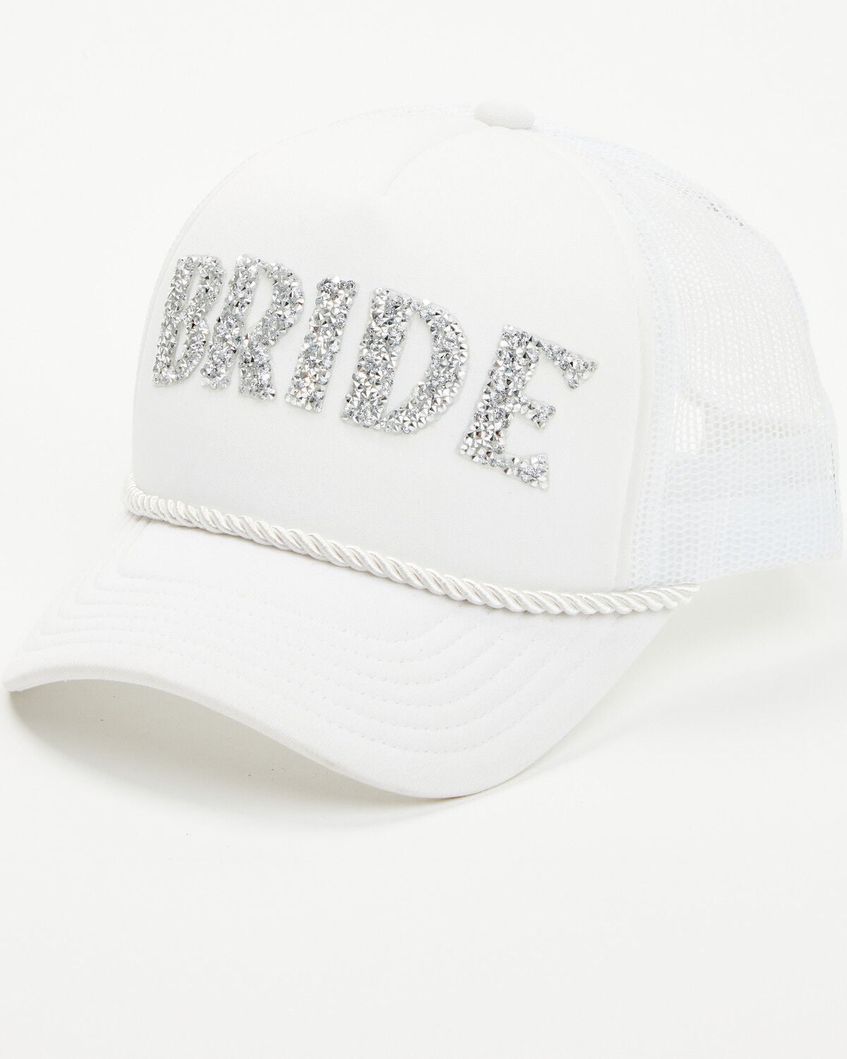 Shyanne Women's Bride Ball Cap, White, hi-res