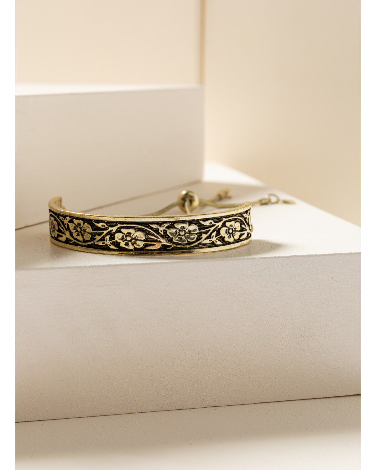 Image #3 - Shyanne Women's Gilded Gold Floral Bracelet, Gold, hi-res