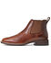 Ariat Men's Booker Royal Brown Ultra Full-Grain Leather Ankle Boot - Wide Square Toe , Brown, hi-res