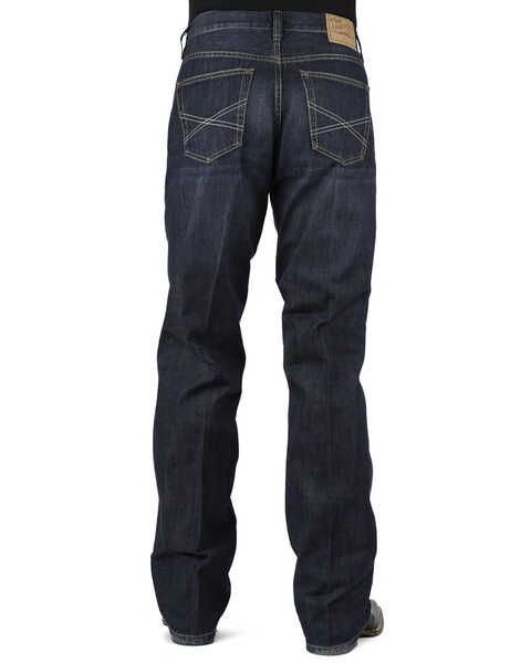 Stetson Men's Premium Modern Fit Boot Cut Jeans, Denim, hi-res