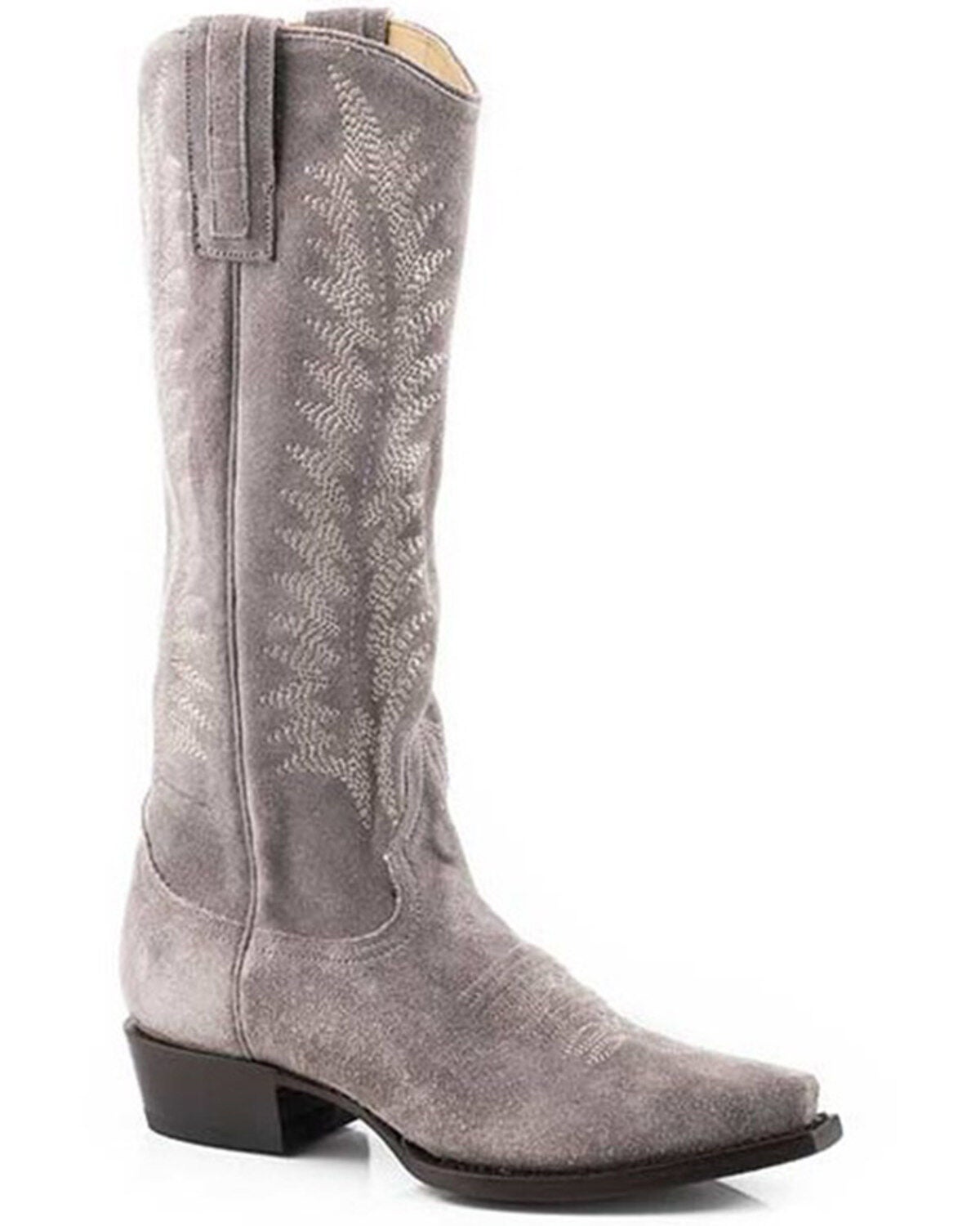Stetson Women's Emme Western Boots - Snip Toe, Grey, hi-res