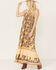 Image #1 - Spell Women's Hibiscus Lane Strappy Maxi Dress, Black, hi-res