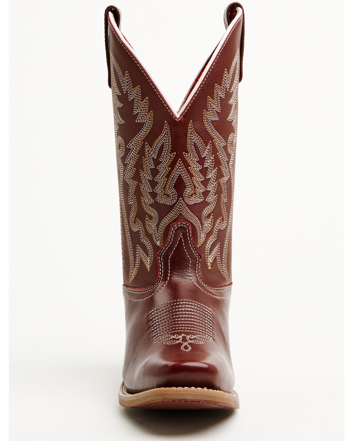 Image #4 - Laredo Women's Vera Western Boots - Square Toe, Red, hi-res