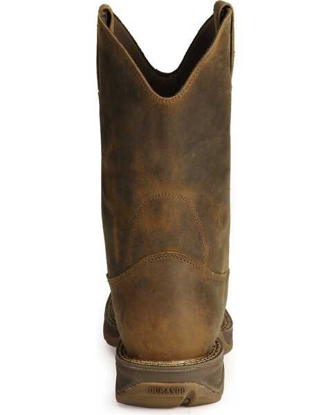 Image #7 - Durango Men's Rebel 10" Western Boots, Brown, hi-res