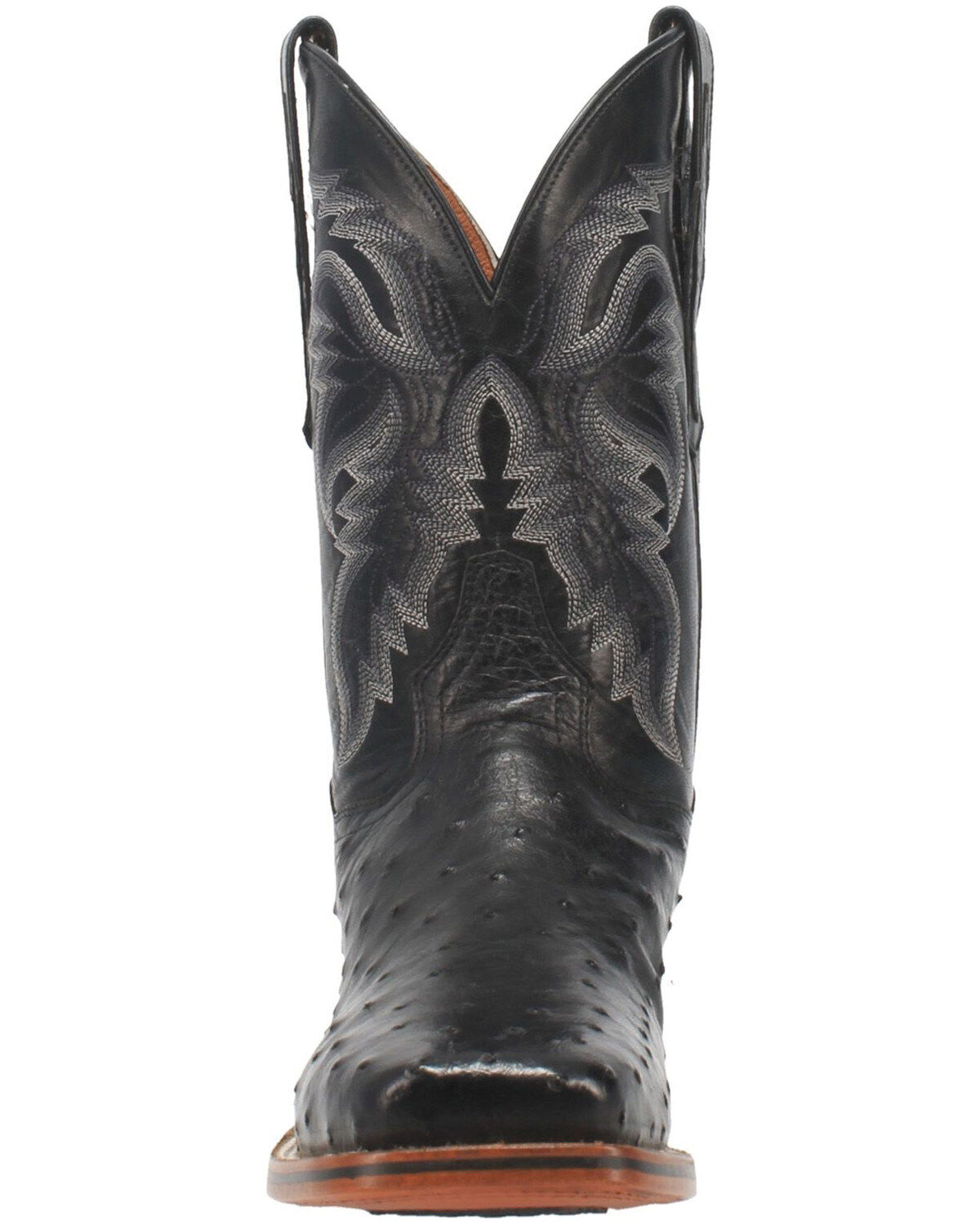 Dan Post Men's Alamosa Western Boots - Broad Square Toe, Black