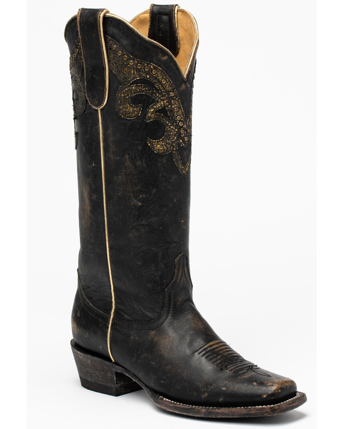 Image #1 - Idyllwind Women's Tough Cookie Western Boots - Square Toe, Black/tan, hi-res