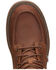 Justin Men's Rush Waterproof 6" Lace-Up Nano Non-Comp Wedge Work Boots - Moc Toe , Brown, hi-res