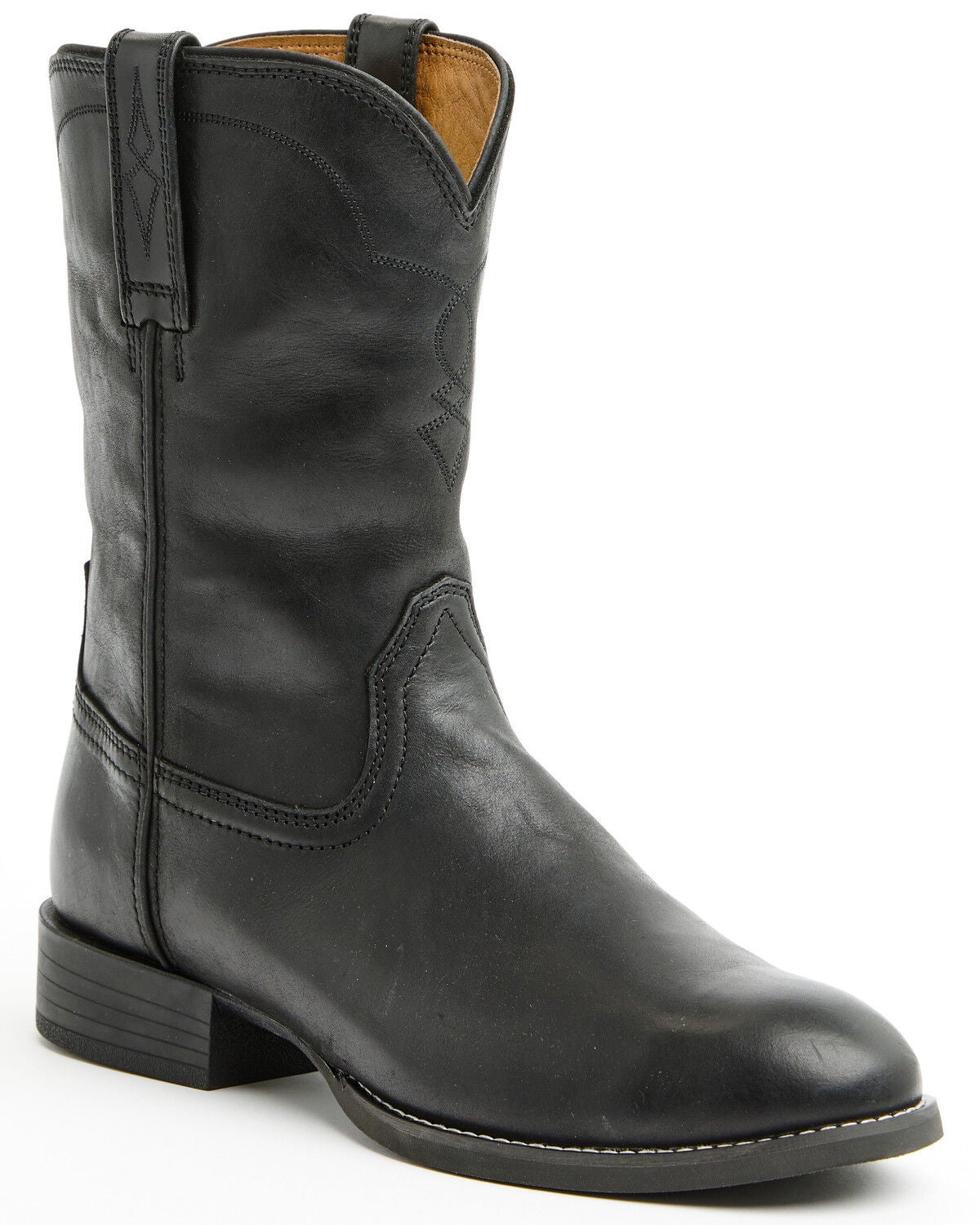Cody James Men's Highland Roper Boots - Round Toe, Black, hi-res