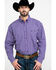 Image #1 - George Strait By Wrangler Men's Multi Plaid Long Sleeve Western Shirt , , hi-res
