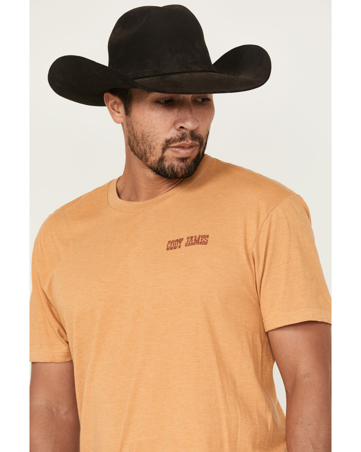 Image #3 - Cody James Men's The West Cowboy Short Sleeve Graphic T-Shirt, Tan, hi-res