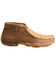 Twisted X Men's Exotic Full-Quill Ostrich Skin Casual Shoes - Moc Toe, Tan, hi-res
