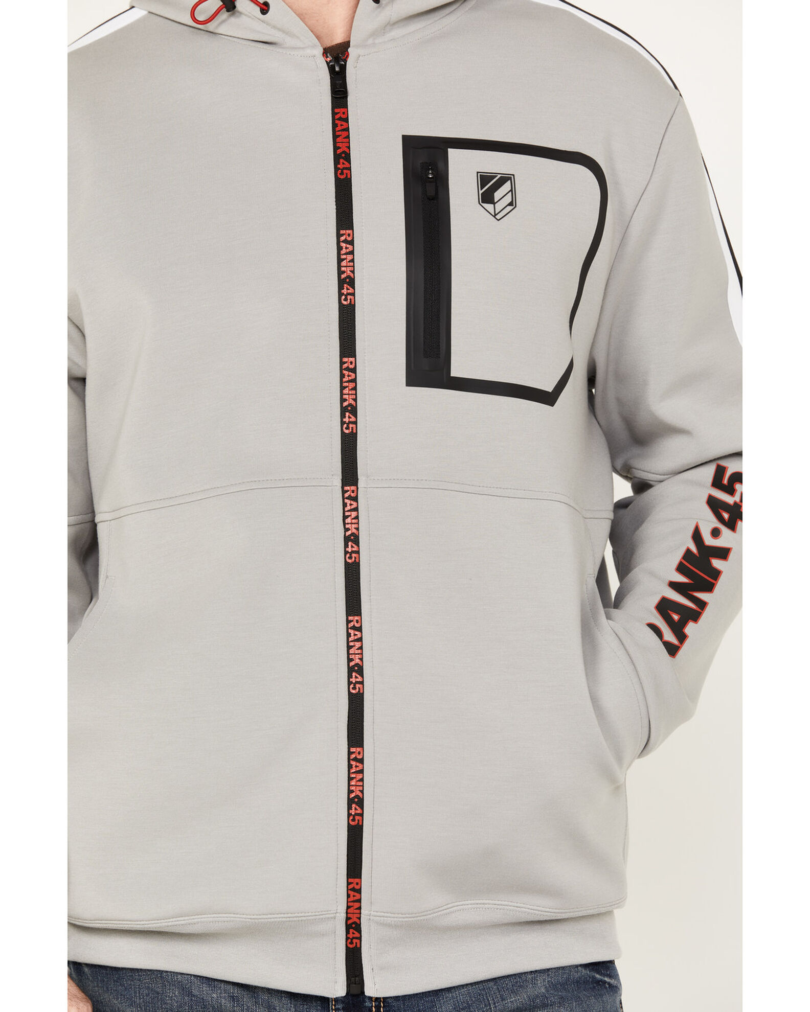 Men s Rank 45 Champion Full Zip Hooded Jacket