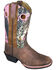 Image #1 - Smoky Mountain Youth Girls' Mesa Camo Western Boots - Square Toe, , hi-res