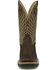 Image #3 - Justin Men's Derrickman Croc Print Western Work Boots - Composite Toe, , hi-res