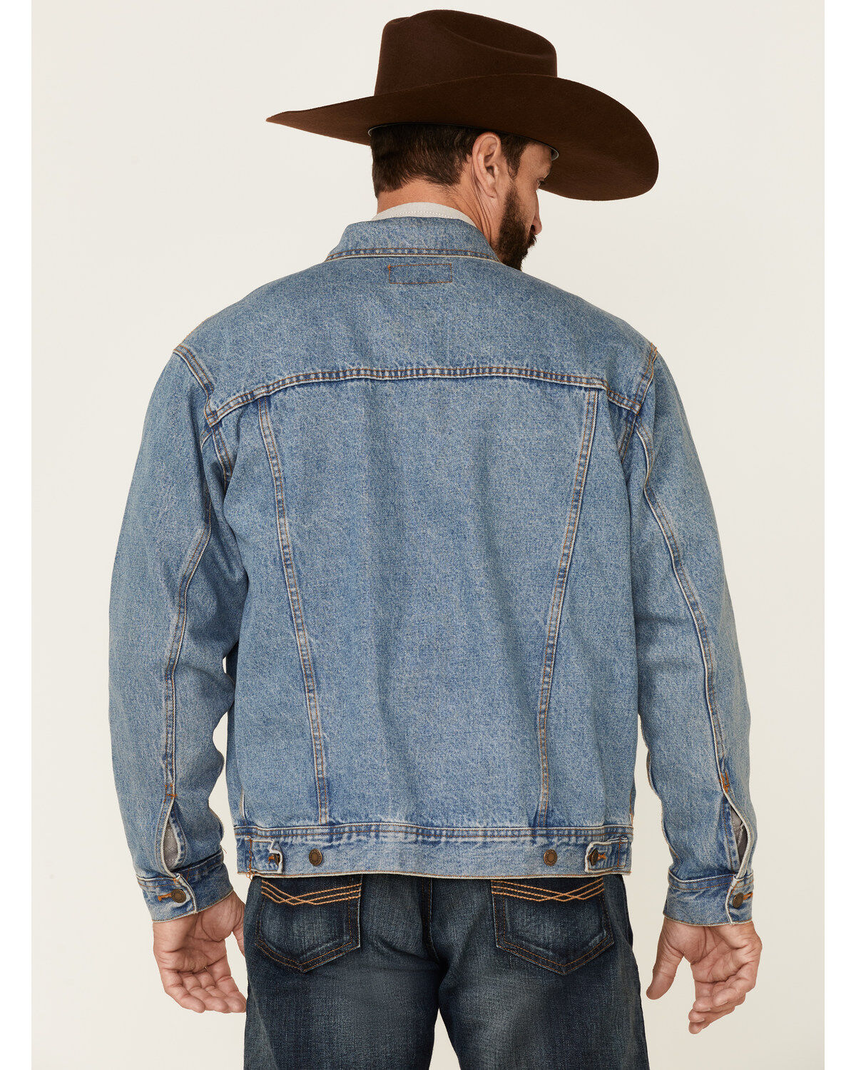 Image #4 - Wrangler Rugged Wear Denim Jacket, Vintage, hi-res
