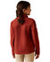 Image #4 - Ariat Girls' New Team Softshell Jacket, Rust Copper, hi-res