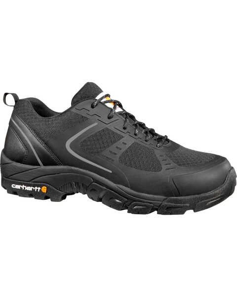 Carhartt Men's Lightweight Low Work Hiker Shoes - Steel Toe, Black, hi-res
