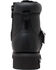 Ad Tec Women's 6" Lace Zipper Biker Boots - Soft Toe, Black, hi-res