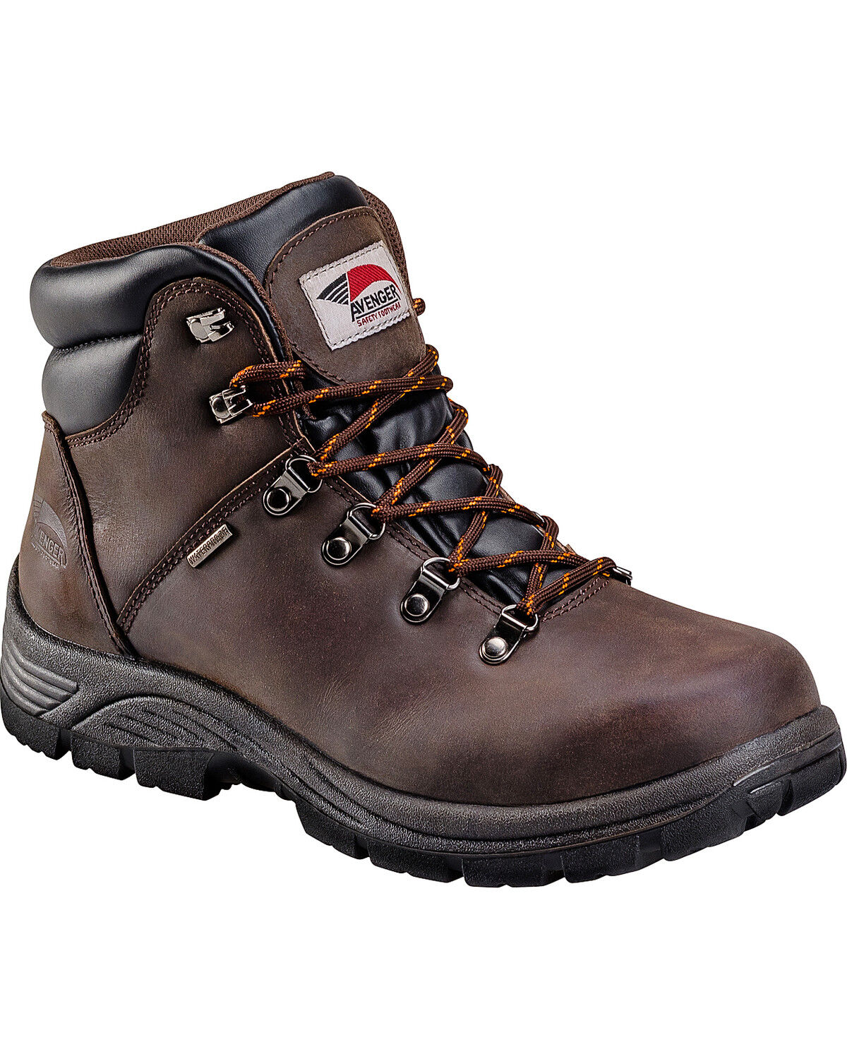 Image #1 - Avenger Men's Waterproof Lace up Work Boots, , hi-res