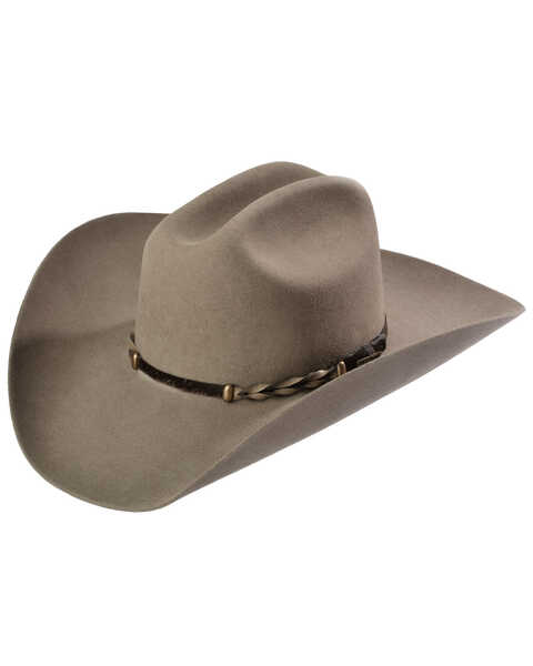 Image #1 - Stetson Men's Stone Portage 4X Buffalo Felt Cowboy Hat, , hi-res