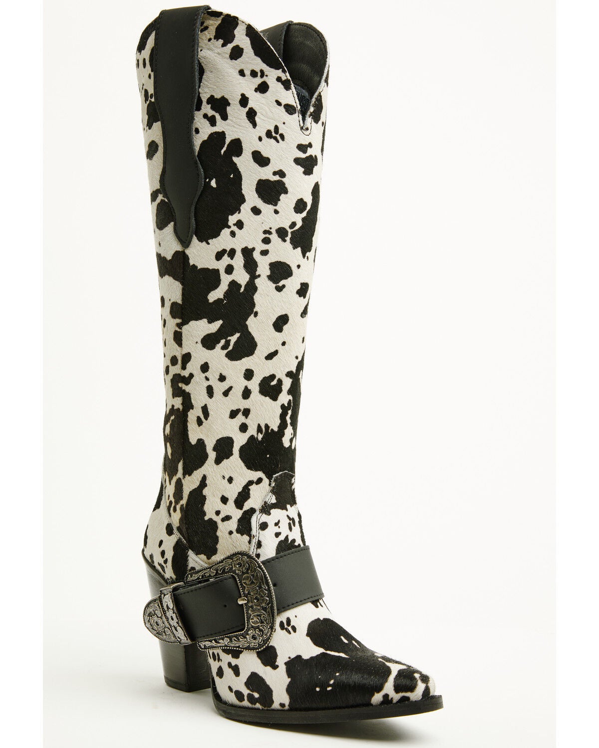 Image #1 - Dingo Women's Spur Crazy Tall Western Boots - Snip Toe, Multi, hi-res