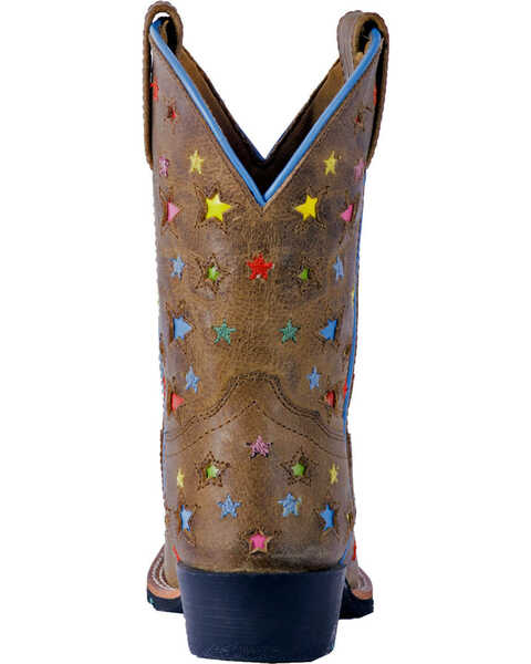 Image #7 - Dan Post Little Girls' Starlett Western Boots - Square Toe , , hi-res