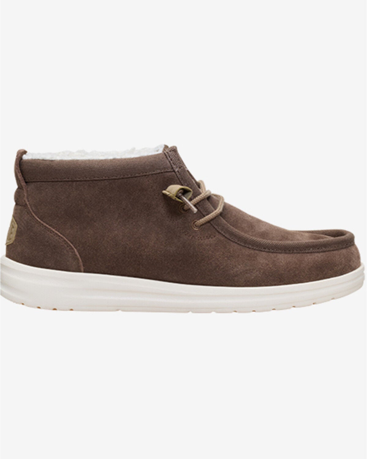 Image #2 - HEYDUDE Men's Wally Mid GripR Warmth Casual Boots - Moc Toe, Brown, hi-res