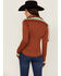 RANK 45 Women's Quilted Zip-Front Jacket , Rust Copper, hi-res
