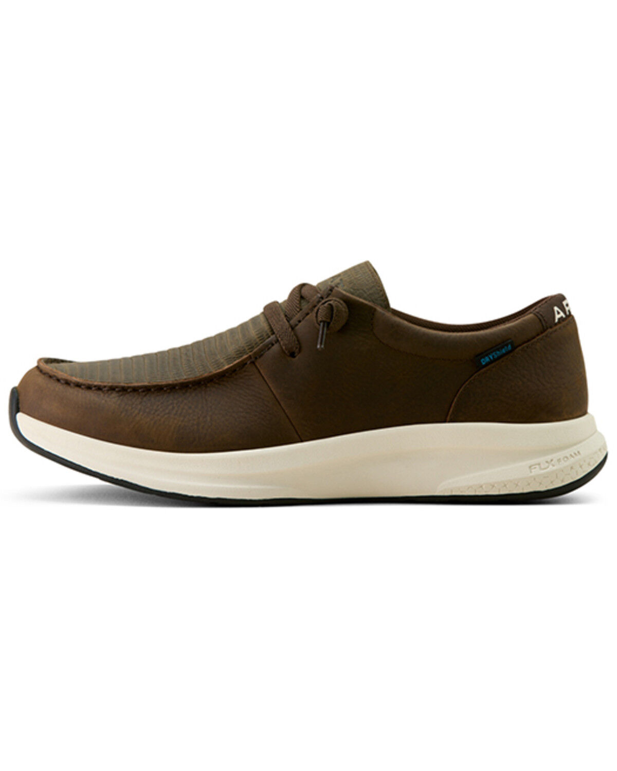 Image #2 - Ariat Men's Buckeye Waterproof Casual Shoes - Moc Toe, Dark Brown, hi-res