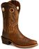 Image #1 - Ariat Men's Heritage Roughstock Performance Western Boots - Square Toe, Brown Oiled Rowdy, hi-res
