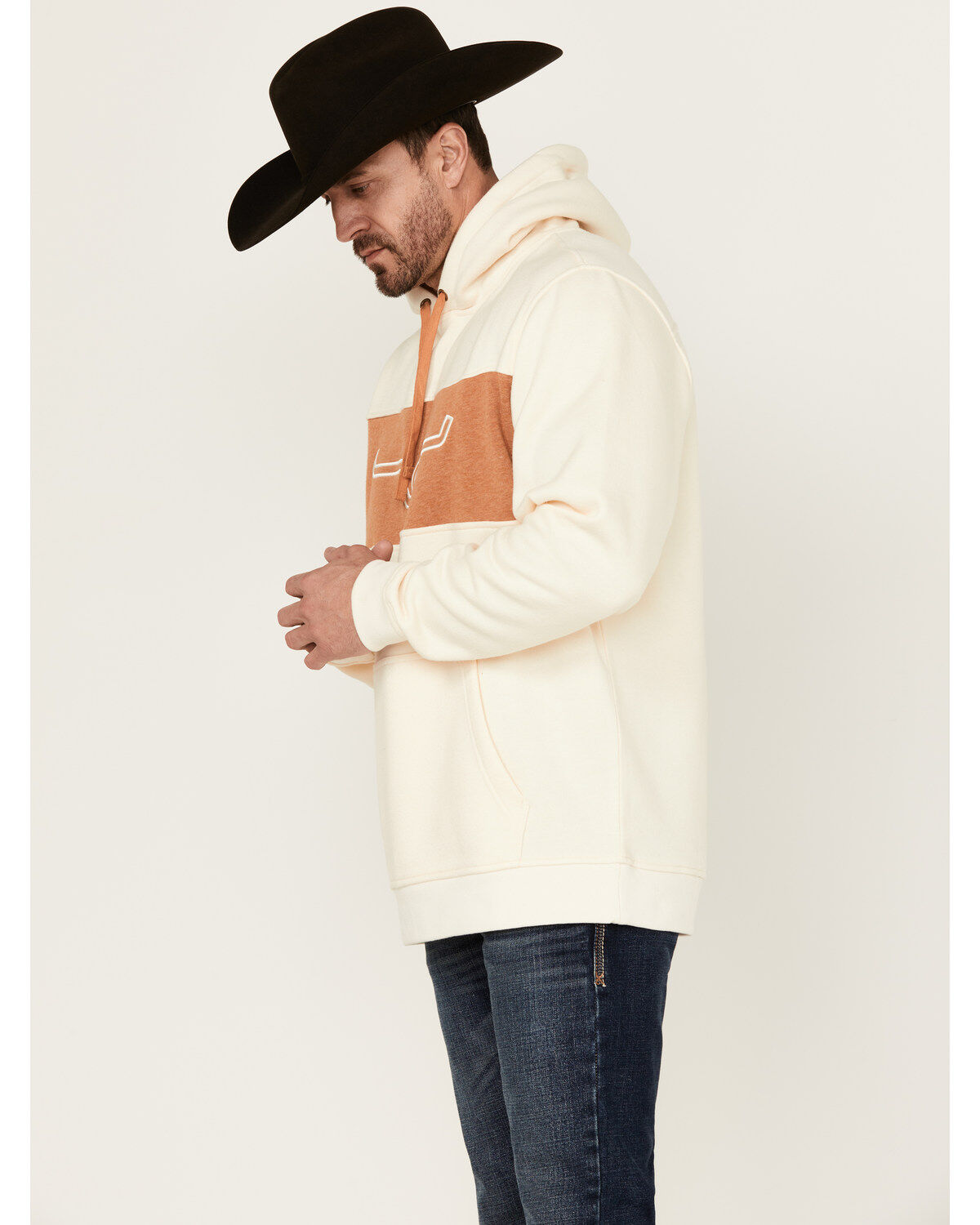 Image #2 - Kimes Ranch Men's Ripon Logo Color Block Hooded Sweatshirt, , hi-res