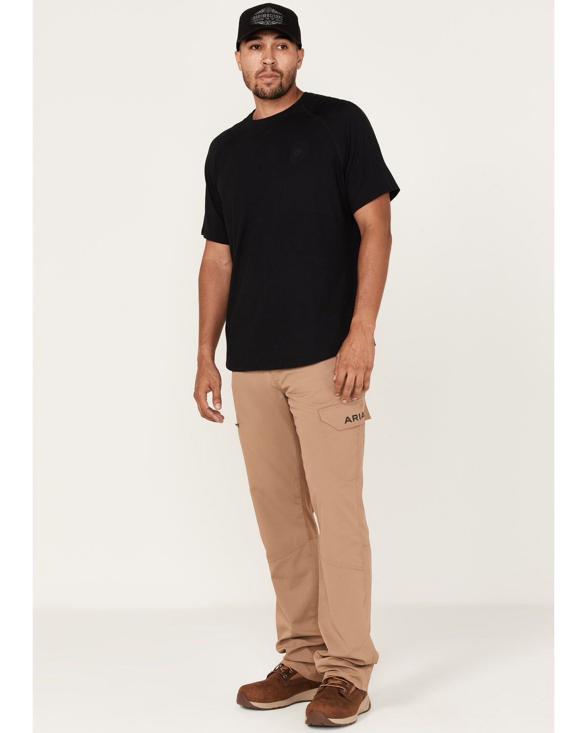 Ariat Men's M5 Work Flow Rebar Ultralight Straight Leg Work Pants, Beige/khaki, hi-res