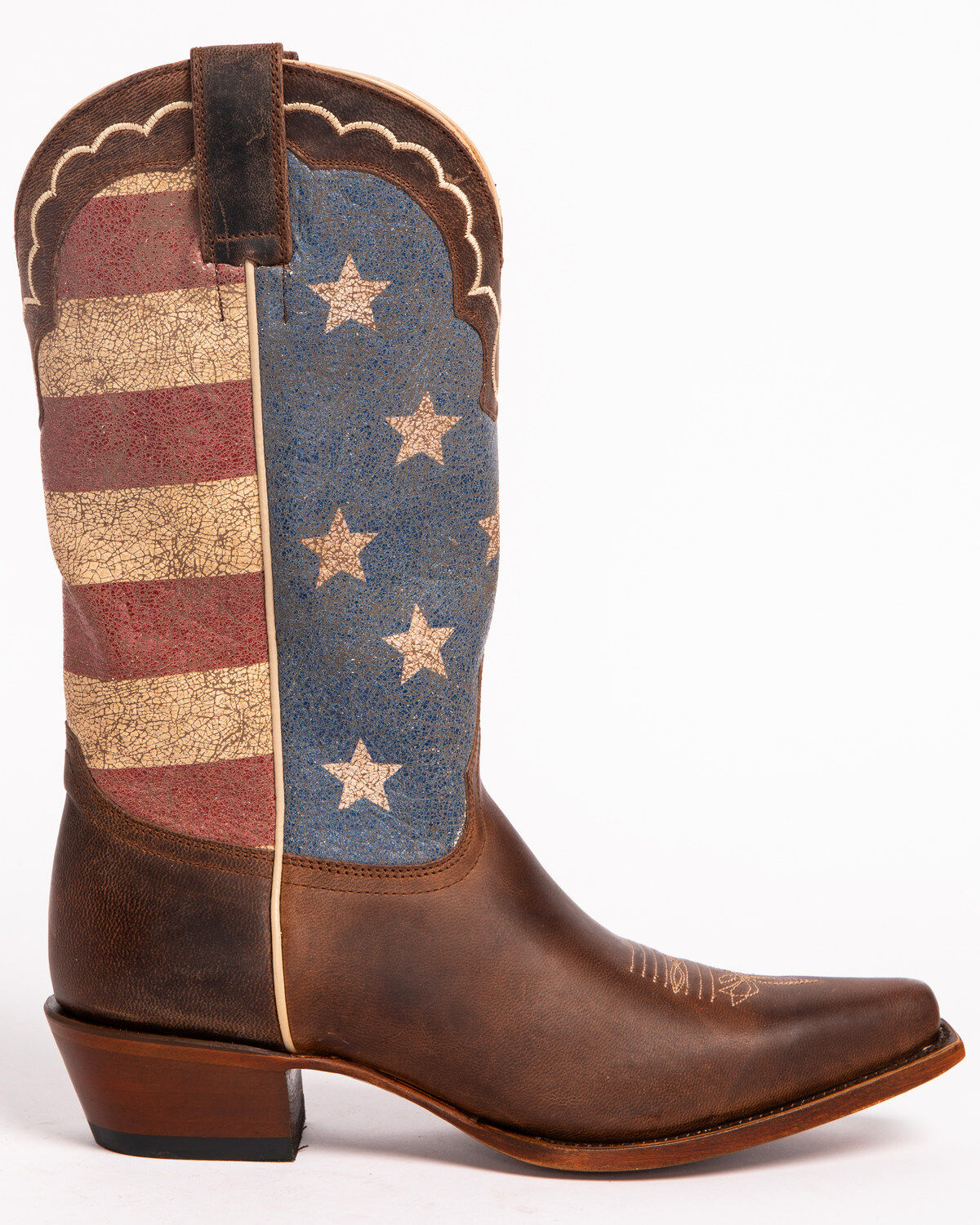 Image #2 - Shyanne Women's American Flag Cowgirl Boots - Snip Toe, , hi-res