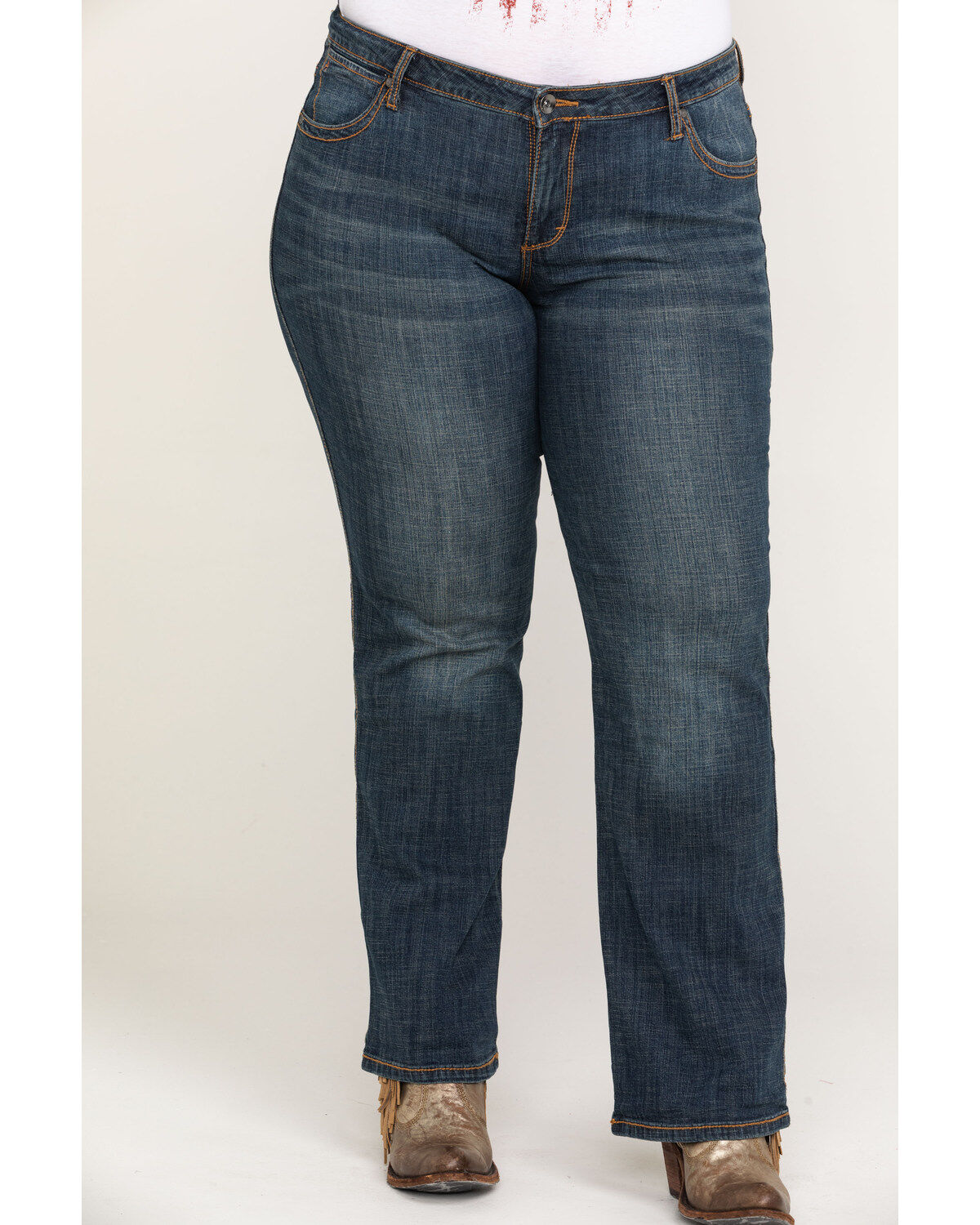 Wrangler aura plus size jeans Clearance