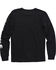 Image #2 - Carhartt Toddler Boys' Logo Long Sleeve Pocket T-Shirt, Black, hi-res